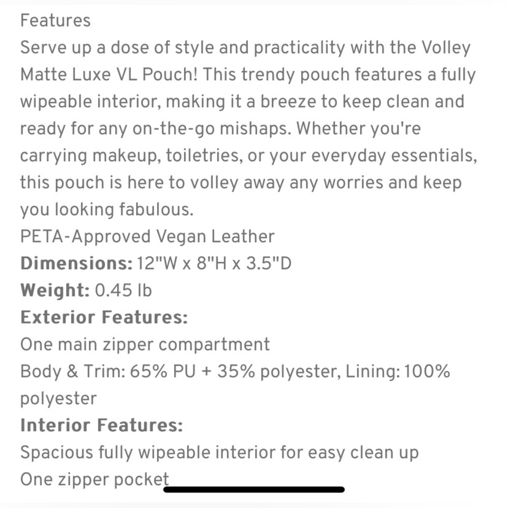 NWT Lug Volley - Matte Luxe - Pebble - Picture 6 of 8